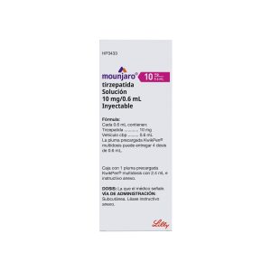 Mounjaro Tirzepatida Pluma Precargada 10 Mg/0.6 Ml