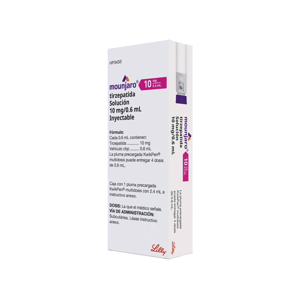 Mounjaro Tirzepatida Pluma Precargada 10 Mg/0.6 Ml - Imagen 2
