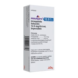 Mounjaro Tirzepatida Pluma Precargada 12.5 Mg/0.6 Ml