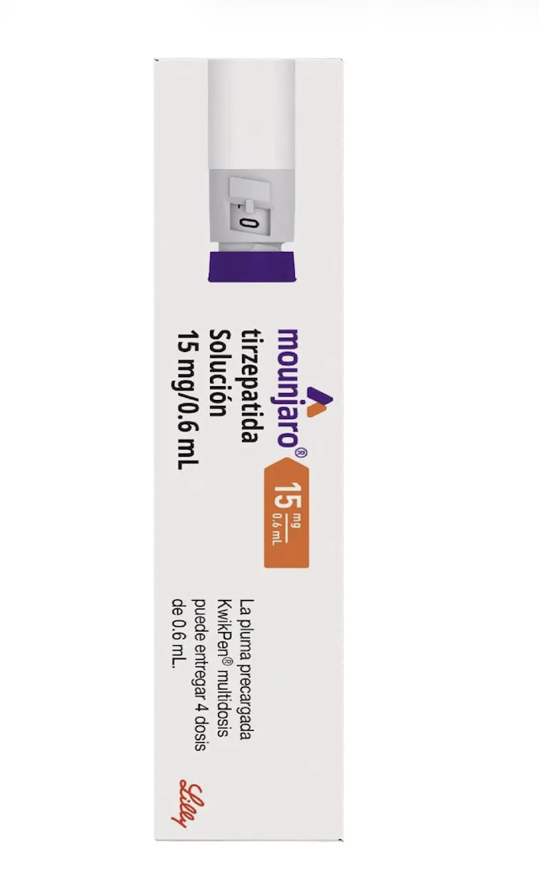 Mounjaro Tirzepatida Pluma Precargada 15 Mg/0.6 Ml - Imagen 4