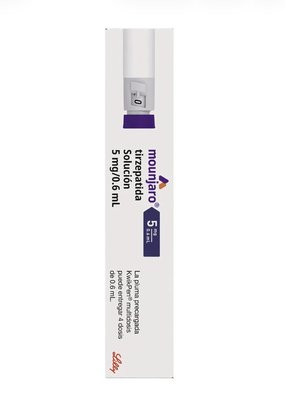 Mounjaro Tirzepatida Pluma Precargada 5.0 Mg/0.6 Ml - Imagen 3